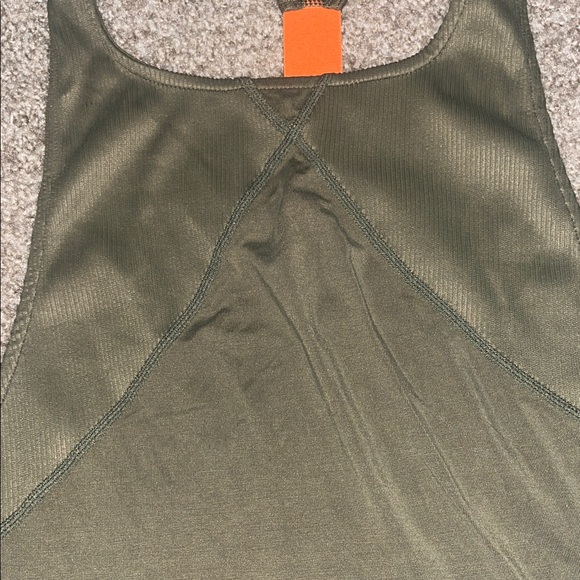 Buffbunny Collection Olive Green Tank Top - Picture 4 of 6